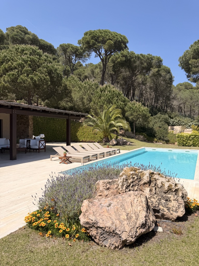 Casa Mimosa, vakantiehuis in Begur, Costa Brava bij gouden uur